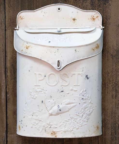 Vintage White Post Box