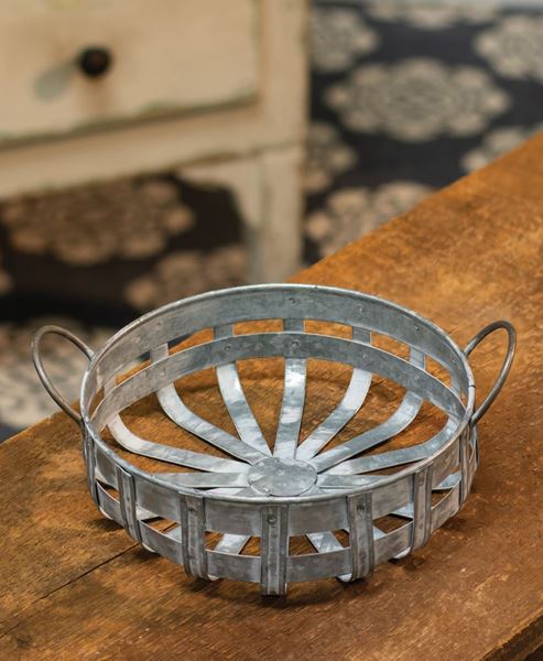 Picture of Galvanized Round Basket