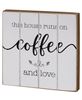 Picture of Coffee and Love Wood Block, 2 Asstd