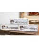 Picture of Welcome, Autumn, Blessings Block, 3 Asstd.