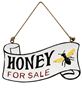 Picture of Honey For Sale Vintage Metal Hanger