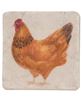 Picture of Rooster Resin Coasters, 4/Set