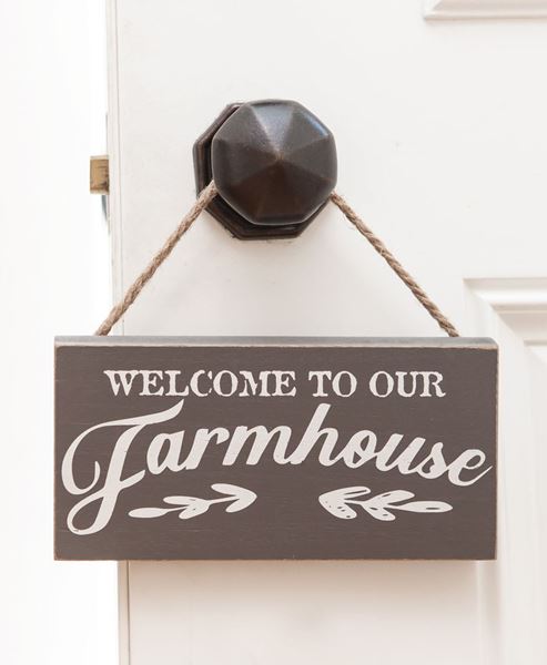 Picture of Farmhouse Rope Hanging Sign