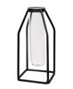 Picture of Glass Tube Vase w/Metal Frame, Thin