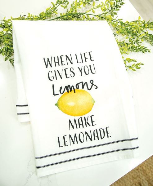 Picture of When Life Gives You Lemons Make Lemonade Dish Towel