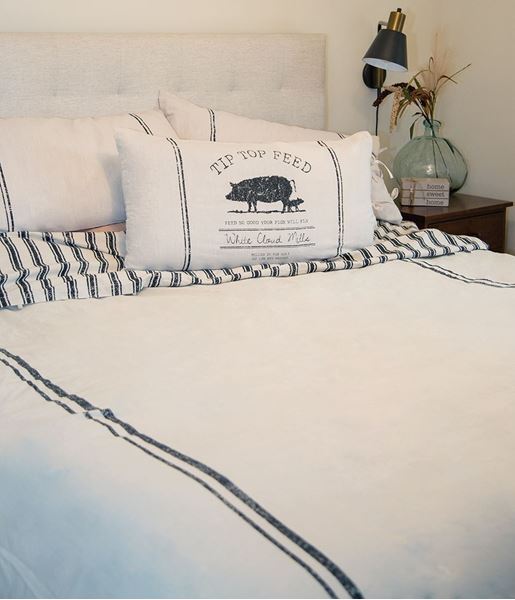 Picture of Farmhouse Stripe Duvet Cover, Queen