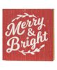 Picture of Merry Bright Rustic Wood Box Sign