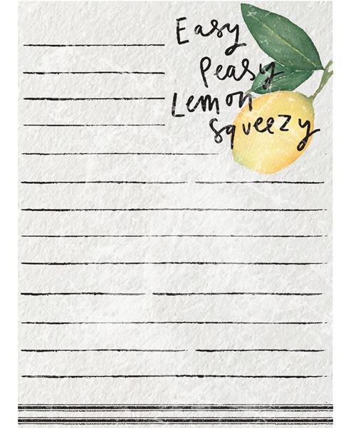 Picture of Easy Peasy Lemon Squeezy Mini Notepad