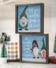 Picture of All Hearts Come Home Gnome Slat Frame