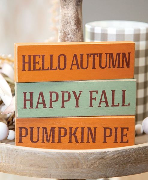 Picture of Happy Fall Skinny Mini Block, 3 Asstd.