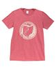 Picture of Distressed Ohio T-shirt, Heather Red XXL