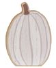 Picture of White & Gray Chunky Pumpkin Sitters, 3/Set