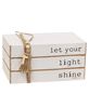 Picture of Let Your Light Shine Wooden Book Stack