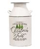 Picture of Locally Grown Christmas Trees Distressed Metal Milk Can