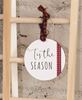 Picture of Tis the Season Wooden Tag Ornaments, 3/Set