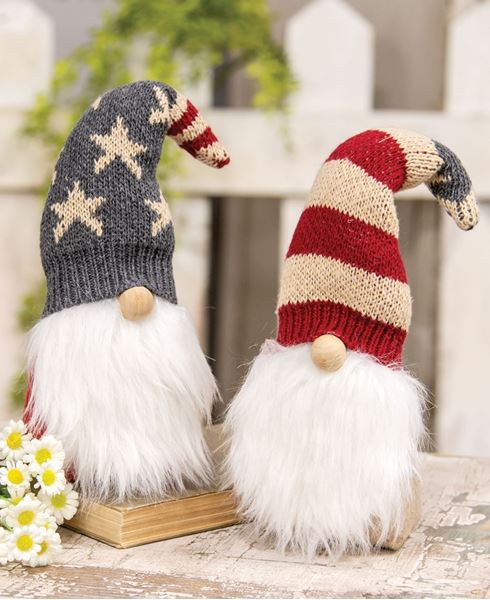 Picture of Americana Gnome with Flag Knit Hat, 2 Asstd.