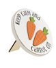 Picture of Keep Calm and Carrot On Mini Round Easel Sign, 2 Asstd.