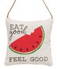 Eat Good, Feel Good Pillow Ornament