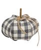 Picture of Gray Buffalo Check Stuffed Pumpkin, 6.5"