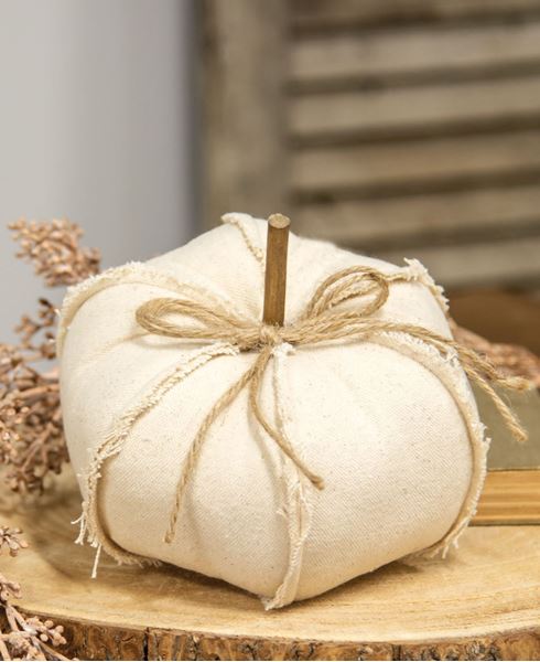 Picture of Canvas Stuffed Pumpkin, 6.5"