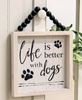 Picture of Life Is Better With Pets Beaded Sign, 2 Asstd.