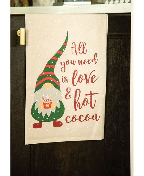 Picture of All You Need is Love & Hot Cocoa Dish Towel