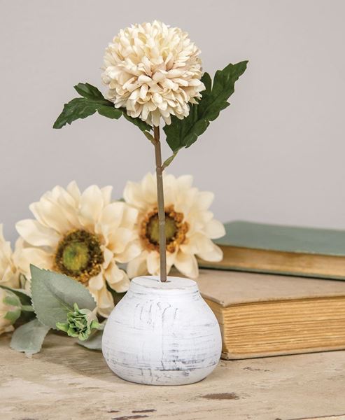 Picture of Shabby Chic Round Flower Holder