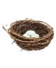 Picture of Twig & Vine Bird Nest w/Blue Eggs, 5.5"