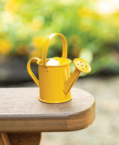 Picture of Sunflower Yellow Mini Metal Watering Can