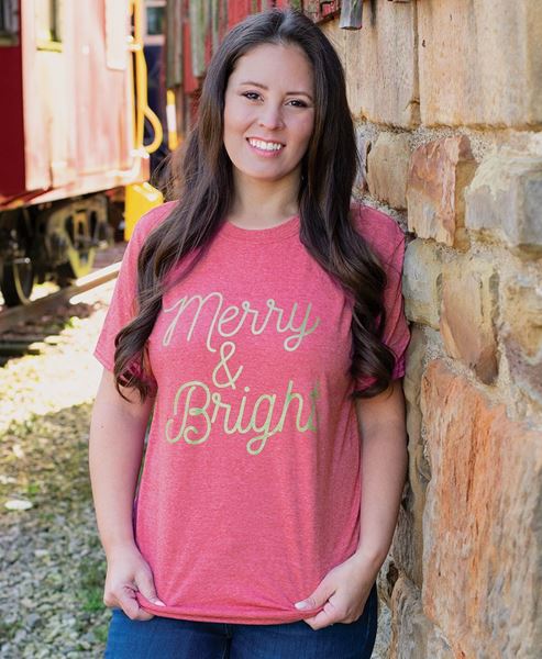 Picture of Merry & Bright T-Shirt, Red XXL