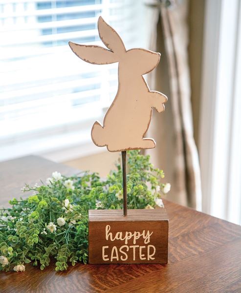 Picture of Happy Easter Bunny Pedestal