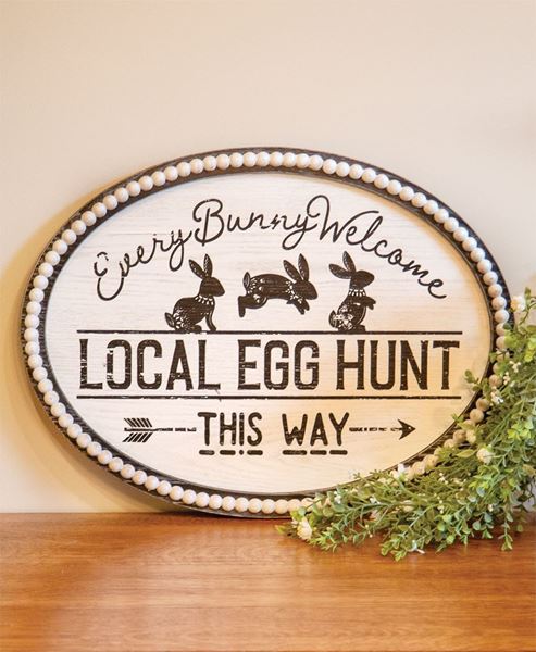 Picture of Local Egg Hunt Beaded Sign