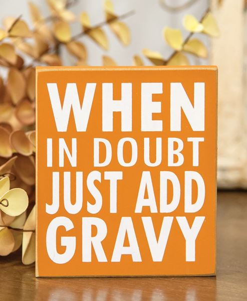 Picture of Add Gravy Block Sign