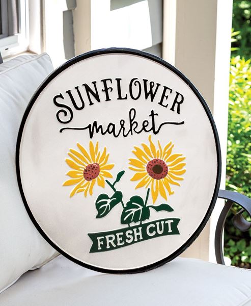 Picture of Sunflower Market Enamel Sign