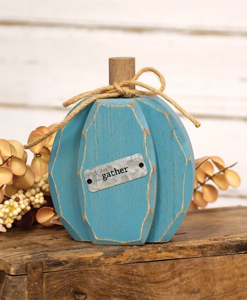 Picture of Chunky Blue Gather Pumpkin