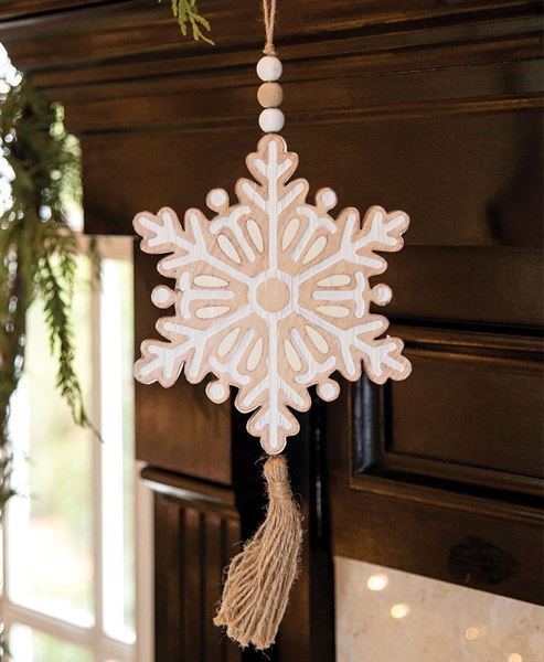 Picture of Snowflake Wood Ornament