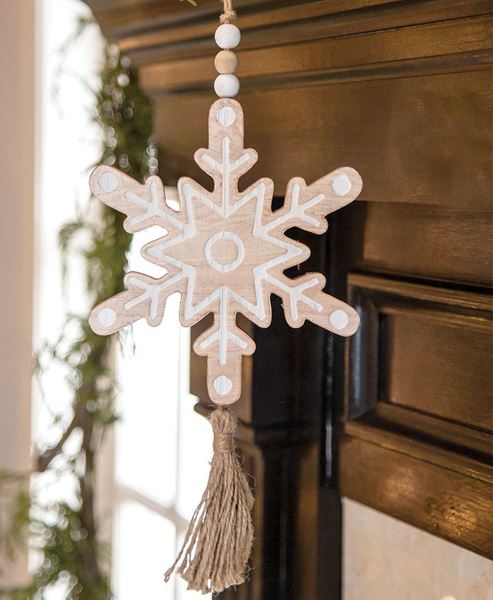 Picture of Cutout Snowflake Wood Ornament