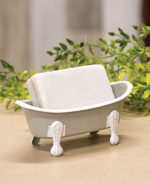 Picture of Light Gray Iron Bathtub Soap Dish