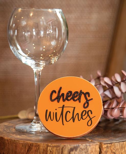 Picture of Cheers Witches Circle Easel Sign