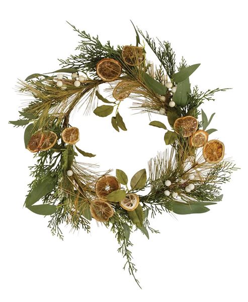 Picture of Holiday Orange Wreath, 18"