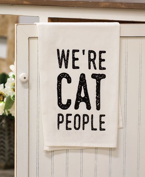 Picture of We’re Cat People Dish Towel