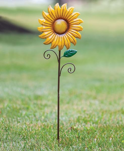 Picture of Metal Sunflower Decorative Garden Stake